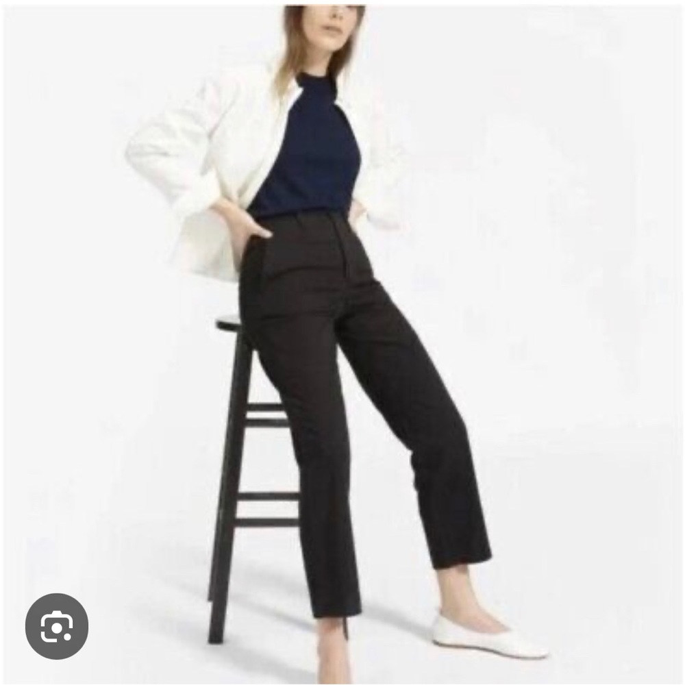 Everlane Relaxed Lightweight Straight Leg Crop cotton Chino Pants 8